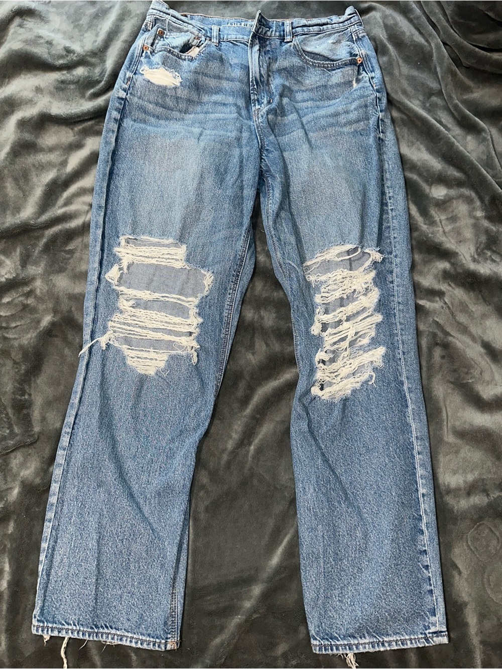 Highest Rise Baggy Straight AE Jeans - Picture 4 of 13